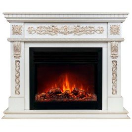 Электрокамин RealFlame Estella 25,5/26 WT с очагом Moonblaze Black