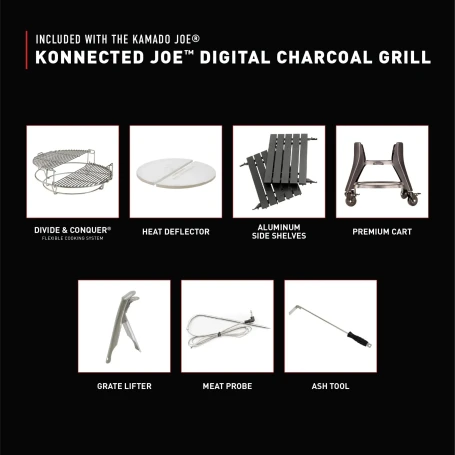 Керамический гриль Kamado Joe Konnected Big Joe