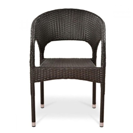 Плетеное кресло из искусственного ротанга Y90C-W51 Brown