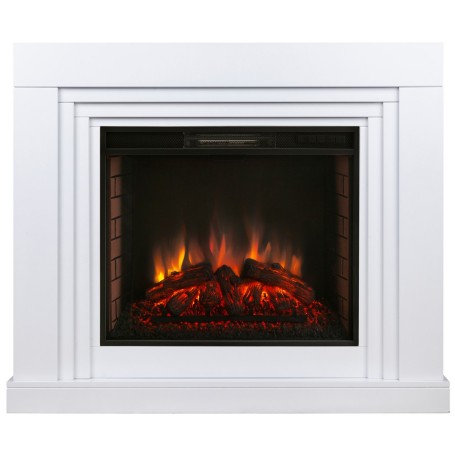 Электрокамин RealFlame Stanley 26 WT белый с очагом Epsilon 26 S IR