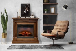 Каминокомплект Chelsea - Белый с очагом Symphony 26'' DF2608-INT