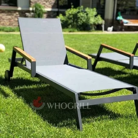 Шезлонг Gardenini Sogno карбон антрацит