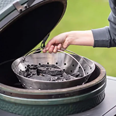 Стальная чаша для угля для гриля Big Green Egg M