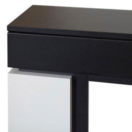 Портал каминный из МДФ линейный RealFlame Denver 50 черный матовый, чёрный, под очаг Saphir 50
