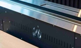 Электрокамин с очагом Schönes Feuer Очаг 3D FireLine 800 Steel (BASE)
