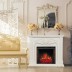 Электрокамин RealFlame Victoria 26 WT белый с очагом Epsilon 26 S IR