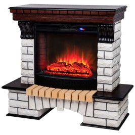 Электрокамин RealFlame Country AO античный дуб с очагом Sparta 25,5 LED