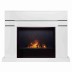 Электрокамин RealFlame Lindelse 26 WT белый с очагом 3D Cassette 630 Black Panel