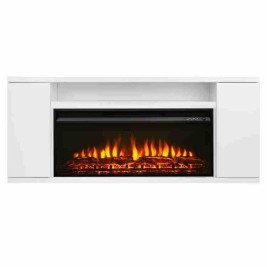 Электрокамин RealFlame Bergen 36 WT белый с очагом Flash 36