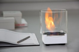 Биокамин NANO 1 PREMIUM WHITE (Silver Smith)