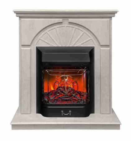 Электрокамин RealFlame Vesta WT-F715 с очагом Majestic Lux BL без пульта ДУ