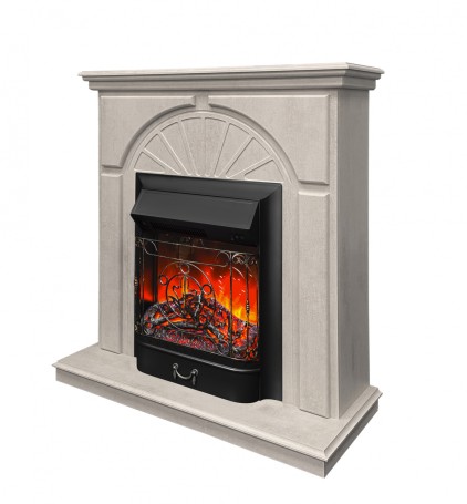 Электрокамин RealFlame Vesta WT-F715 с очагом Majestic Lux BL без пульта ДУ