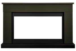 Каминокомплект Bergen (Разборный) - Темная олива (Ширина 1370 мм) с очагом Vision 42 LED