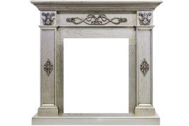 Каминокомплект Derby - Old silver с очагом Majestic FX M Black RC