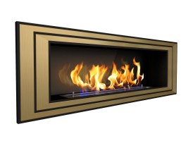 Биокамин Sirius 900 со стемалитом латунный (ZeFire)