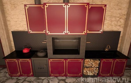 Линейный барбекю комплекс Garnet