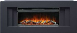 Каминокомплект Line 42 SFT (Разборный) - Серый графит с очагом Vision 42 LOG LED