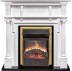 Каминокомплект Oxford - Белый с очагом Majestic FX M Brass