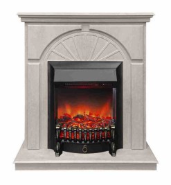 Электрокамин RealFlame Vesta WT-F715 с очагом Fobos Lux BL c пультом ДУ