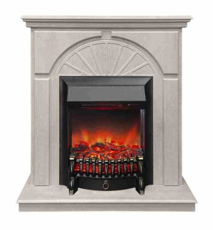 Электрокамин RealFlame Vesta WT-F715 с очагом Fobos Lux BL c пультом ДУ