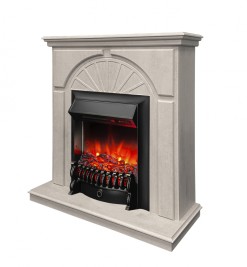 Электрокамин RealFlame Vesta WT-F715 с очагом Fobos Lux BL c пультом ДУ