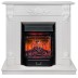 Электрокамин RealFlame Ottawa WT белое золото с очагом Majestic Lux Black RC