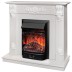 Электрокамин RealFlame Ottawa WT белое золото с очагом Majestic Lux Black RC