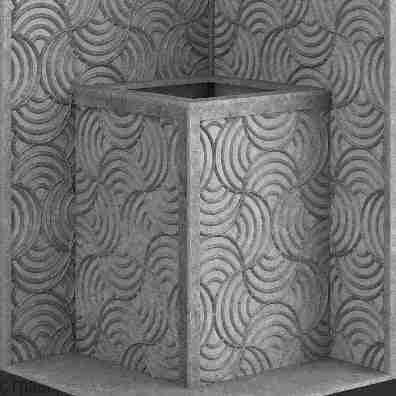 Стена из слэба талькомагнезита Talc Stone wall 57 с гравировкой