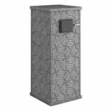 Стена из слэба талькомагнезита Talc Stone wall 57 с гравировкой
