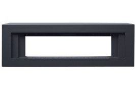 Каминокомплект Line 60 SFT (Разборный) - Серый графит с очагом Vision 60 LOG LED