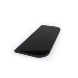 Лист стеклянный напольный Черный (Black) 1000х400х8мм