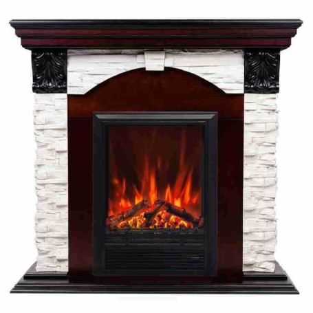 Электрокамин RealFlame Dublin Lux AO античный дуб с очагом Eugene