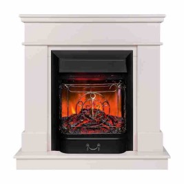 Электрокамин RealFlame Selena STD PN пудра с очагом Majestic Lux Black RC