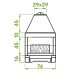 Каминная топка PATIO 64 R (Palazzetti)
