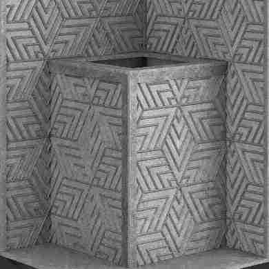 Стена из слэба талькомагнезита Talc Stone wall 55 с гравировкой