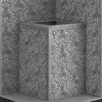 Стена из слэба талькомагнезита Talc Stone wall 53 с гравировкой