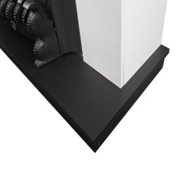 Электрокамин RealFlame Nord WTM BLM с очагом Majestic Lux Black RC