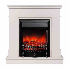 Электрокамин RealFlame Selena STD PN пудра с очагом Fobos Lux Black