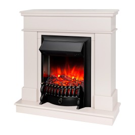 Электрокамин RealFlame Selena STD PN пудра с очагом Fobos Lux Black