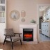 Электрокамин RealFlame Selena STD PN пудра с очагом Fobos Lux Black