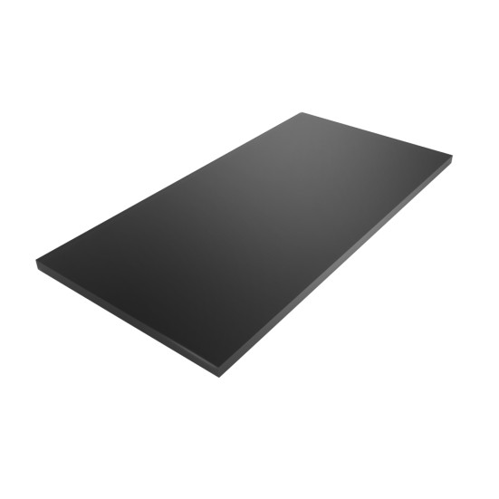 Лист стеклянный настенный Черный (Black) 1200х600х8мм
