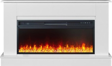 Каминокомплект Scandic V42 (Разборный) - Белый с очагом Vision 42 LED