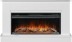 Каминокомплект Scandic V42 (Разборный) - Белый с очагом Vision 42 LOG LED