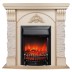 Электрокамин RealFlame Athena WT белый дуб с золотой патиной с очагом Fobos Lux Black