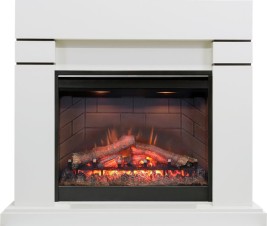 Каминокомплект Lindos - Белый (Высота 985мм) с очагом Symphony 26'' DF2608-INT