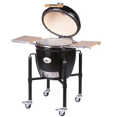 Керамический гриль Monolith Le Chef Black PRO 2.0 с ножками