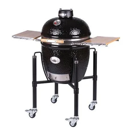 Керамический гриль Monolith Le Chef Black PRO 2.0 с ножками