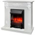 Электрокамин RealFlame Ottawa WT белое золото с очагом Fobos Lux Black