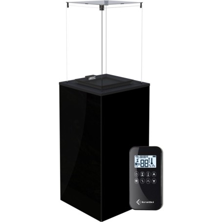 Нагреватель газовый PATIO MINI/G31/37MBAR/CZ - черное стекло, пульт