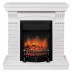 Электрокамин RealFlame Jazz WT белый с очагом Fobos Lux Black RC